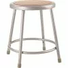 National Public Seating NPS 6200 Series Armless Wood 18 Inch Stool, Gray, 5 Pack (6218/5)
