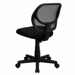 Flash Furniture Neri Armless Ergonomic Mesh Swivel Low Back Task Office Chair, Black (WA3074BK) -Office Chairs Sale sp137082651 s7