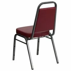 Flash Furniture HERCULES Series Vinyl Trapezoidal Banquet Stack Chair, Burgundy (4FDBHF1SVBY) -Office Chairs Sale sp137085389 s7