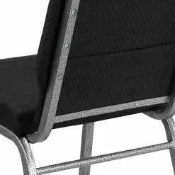 Flash Furniture HERCULES™ Fabric Patterned Stacking Church Chair With 4 1/4"T Seat, Black (FCH185SVJP02) -Office Chairs Sale sp137085483 s7