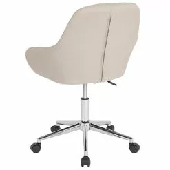 Flash Furniture Cortana Fabric Swivel Mid-Back Home And Office Chair, Beige (DS8012LBBGEF) -Office Chairs Sale sp137086993 s7