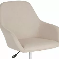 Flash Furniture Cortana Fabric Swivel Mid-Back Home And Office Chair, Beige (DS8012LBBGEF) -Office Chairs Sale sp137086994 s7