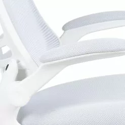 Flash Furniture Kelista Ergonomic Mesh Swivel Mid-Back Task Office Chair, White With White Frame (BLX5MWHWH) -Office Chairs Sale sp137088294 s7