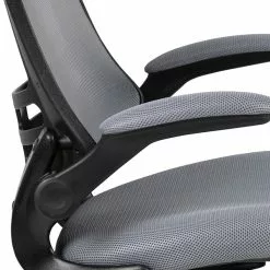 Flash Furniture Kelista Ergonomic Mesh Swivel Mid-Back Task Office Chair, Dark Gray (BLX5MDKGY) 15 Flash Furniture Kelista Ergonomic Mesh Swivel Mid-Back Task Office Chair, Dark Gray (BLX5MDKGY) -Office Chairs Sale sp137088443 s7