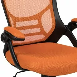 Flash Furniture Porter Ergonomic Mesh Swivel High Back Office Chair, Orange/Black (HL00161BKOR) -Office Chairs Sale sp137088816 s7