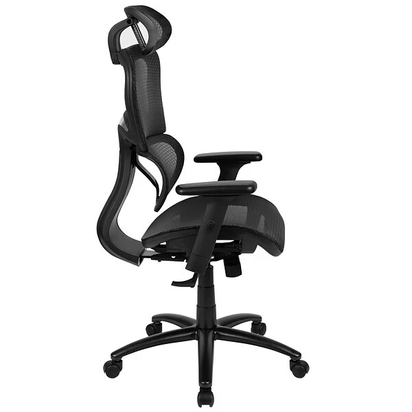 Flash Furniture LO Ergonomic Mesh Swivel Office Chair, Black (HLC1388F1KBK) 8 Flash Furniture LO Ergonomic Mesh Swivel Office Chair, Black (HLC1388F1KBK) - Image 8