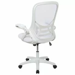 Flash Furniture Porter Ergonomic Mesh Swivel High Back Office Chair, White/White (HL00161WHWH) -Office Chairs Sale sp137089489 s7