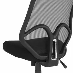 Flash Furniture Salerno Series Armless Ergonomic Mesh Swivel High Back Office Chair, Black (GOWY193ABK) -Office Chairs Sale sp137090312 s7
