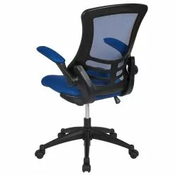 Flash Furniture Kelista Ergonomic Mesh Swivel Mid-Back Task Office Chair, Blue (BLX5MBLUE) -Office Chairs Sale sp137091591 s7