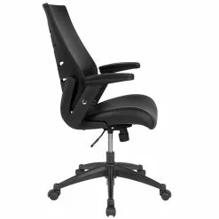 Flash Furniture Waylon LeatherSoft Swivel High Back Executive Office Chair, Black (BLLB8809) -Office Chairs Sale sp137091683 s7