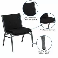Flash Furniture Hercules Series Fabric Accent Chair, Black (XU60555BK) -Office Chairs Sale sp137095326 s7