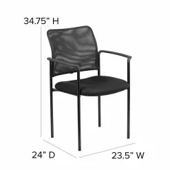 Flash Furniture Mesh Office Chair, Black (GO-516-2-GG) -Office Chairs Sale sp137095344 s7