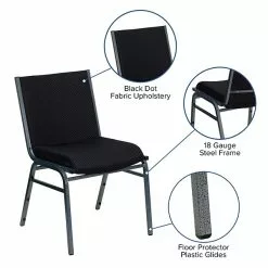 Flash Furniture HERCULES 3'' Thick Padded Stack Chairs (XU60153BK) -Office Chairs Sale sp137096153 s7