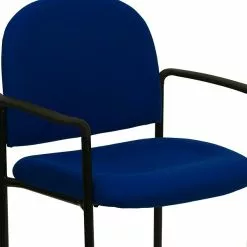 Flash Furniture Fabric Stackable Steel Side Chairs W/Arms (BT5161NVY) -Office Chairs Sale sp137096262 s7