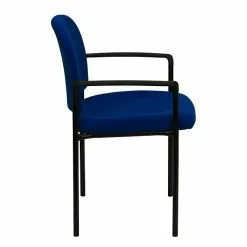 Flash Furniture Fabric Stackable Steel Side Chairs W/Arms (BT5161NVY) -Office Chairs Sale sp137096263 s7
