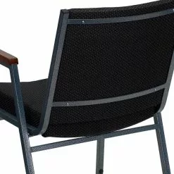 Flash Furniture HERCULES 4/Pack 3'' Thick Padded Stack Chairs W/Arms (4XU60154BK) -Office Chairs Sale sp137096421 s7