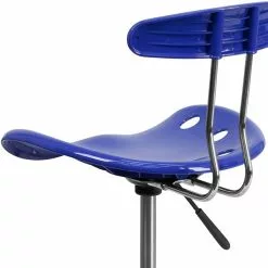 Flash Furniture Vibrant Drafting Stools With Tractor Seat (LF215NTCLBLUE) -Office Chairs Sale sp137098317 s7