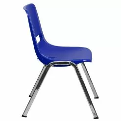 Flash Furniture Hercules Series Molded Plastic Shell Stackable Chair With Chrome Frame, Navy -Office Chairs Sale sp137199105 s7