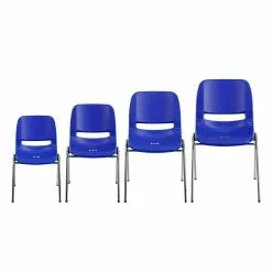 Flash Furniture Hercules Series Molded Plastic Shell Stackable Chair With Chrome Frame, Navy -Office Chairs Sale sp137199215 s7
