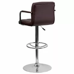 Flash Furniture Contemporary Vinyl Adjustable Counter Height Stool With Back, Brown, 2-Pieces (2CH102029BRNGG) 14 Flash Furniture Contemporary Vinyl Adjustable Counter Height Stool With Back, Brown, 2-Pieces (2CH102029BRNGG) -Office Chairs Sale sp137200213 s7