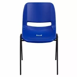 Flash Furniture Hercules Shell Ergonomic Stack Chair With Black Frame And 16" Seat, Navy -Office Chairs Sale sp137201823 s7