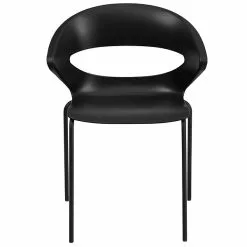 Flash Furniture Hercules Series 440lb-Capacity Stack Chair, Black (RUT4BK) -Office Chairs Sale sp137297222 s7