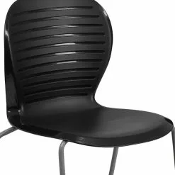 Flash Furniture Hercules Series 551lb-Capacity Stack Chair, Black (RUT3BK) -Office Chairs Sale sp137297543 s7
