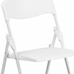 Flash Furniture Hercules Series 880lb Capacity Heavy-Duty Plastic Folding Chair, White (RUTIWHT) -Office Chairs Sale sp137298366 s7