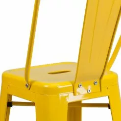 Flash Furniture Contemporary Metal Restaurant Counter Height Stool, Yellow (CH3132024GBYL) -Office Chairs Sale sp137300207 s7