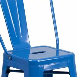 Flash Furniture Contemporary Metal Restaurant Counter Height Stool, Blue (CH3132024GBBL) -Office Chairs Sale sp137300349 s7