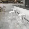 Flash Furniture Industrial Metal Restaurant Counter Height Stool, White (ETBT350324WH)