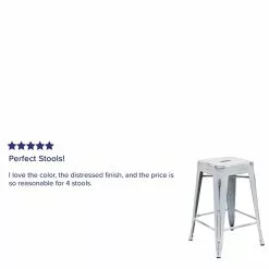 Flash Furniture Industrial Metal Restaurant Counter Height Stool, White (ETBT350324WH) -Office Chairs Sale sp137301593 s7