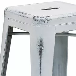 Flash Furniture Industrial Metal Restaurant Counter Height Stool, White (ETBT350324WH) -Office Chairs Sale sp137301596 s7