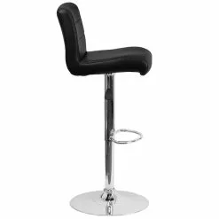 Flash Furniture Contemporary Vinyl Adjustable Height Barstool With Back, Black (DS8110BBK) 10 Flash Furniture Contemporary Vinyl Adjustable Height Barstool With Back, Black (DS8110BBK) -Office Chairs Sale sp137396571 s7