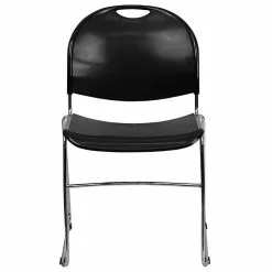 Flash Furniture Hercules™ Stacking Chair, Fabric, Black, Seat: 17.6"W X 17.4"D, Back: 17.625"W X 15.5"H -Office Chairs Sale sp137857416 s7