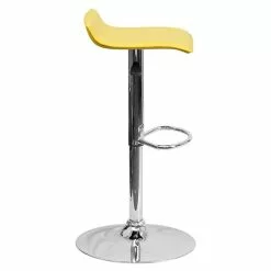 Flash Furniture Contemporary Vinyl Adjustable Height Barstool With Back, Yellow (DS801CONTYEL) -Office Chairs Sale sp140431884 s7