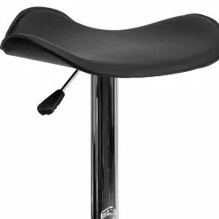 Flash Furniture Contemporary Vinyl Adjustable Height Barstool, Black (CHTC31002BK) -Office Chairs Sale sp140432043 s7