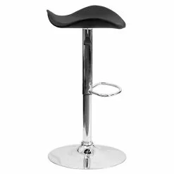 Flash Furniture Contemporary Vinyl Adjustable Height Barstool, Black (CHTC31002BK) -Office Chairs Sale sp140432046 s7