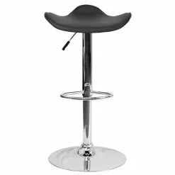 Flash Furniture Contemporary Vinyl Adjustable Height Barstool, Black (CHTC31002BK) -Office Chairs Sale sp140432047 s7