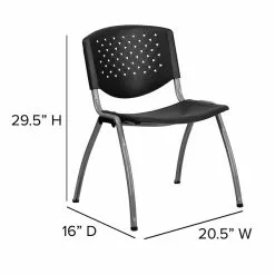 Flash Furniture HERCULES Polypropylene Stacking Chair -Office Chairs Sale sp142027481 s7