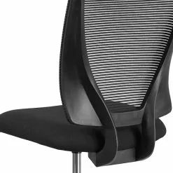 Flash Furniture Ergonomic Mid-Back Mesh Drafting Chair With Black Fabric Seat And Adjustable Foot Ring [GO-2100-GG] -Office Chairs Sale sp144375311 s7
