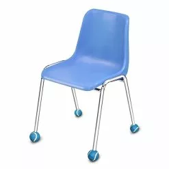 The Pencil Grip™ The Pencil Grip Nylon Felt/Rubber Chair Socks, Blue, 4 Per Pack, 6 Packs (TPG232-6)