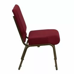 Flash Furniture HERCULES™ Fabric Stacking Church Chair With 4"T Seat, Burgundy (FCH2214GV369) -Office Chairs Sale sp154566622 s7