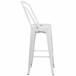 Flash Furniture Contemporary Metal Restaurant Barstool, White (CH3132030GBWH) 15 Flash Furniture Contemporary Metal Restaurant Barstool, White (CH3132030GBWH) -Office Chairs Sale sp154582812 s7