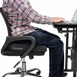 Mind Reader Harmony Collection Foam Cushions, Black (MEMGEL-BLK) -Office Chairs Sale sp155205744 s7