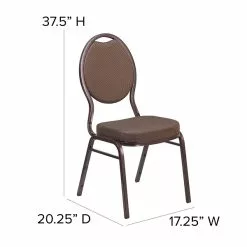 Flash Furniture HERCULES Series Teardrop Back Stacking Banquet Chair (FDC04CPR08T02) -Office Chairs Sale sp155519026 s7