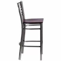 Flash Furniture Traditional Wood Restaurant Barstool With Back, Mahogany (XU6F8BCLBARMAHW) -Office Chairs Sale sp155519278 s7