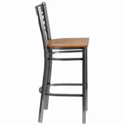 Flash Furniture Traditional Wood Restaurant Barstool With Back, Natural (XU6F8BCLBARNATW) -Office Chairs Sale sp155519349 s7