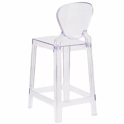 Flash Furniture Ghost Counter Stool In Transparent Crystal With Tear Back (OWTEARBACK24) -Office Chairs Sale sp155519480 s7