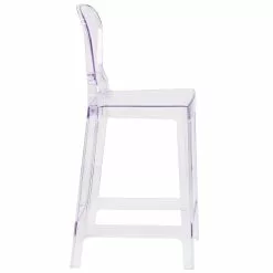 Flash Furniture Ghost Counter Stool In Transparent Crystal With Tear Back (OWTEARBACK24) -Office Chairs Sale sp155519481 s7